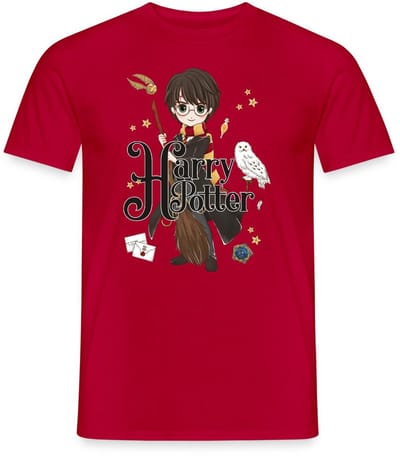 Harry Potter Onderdelen T-Shirt Heren