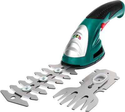 HEZIVO® Grasschaar met Accu - Elektrische Heggenschaar - 2-in-1 Kantensnijder- 2 Messen - 1.500 mAh Accu