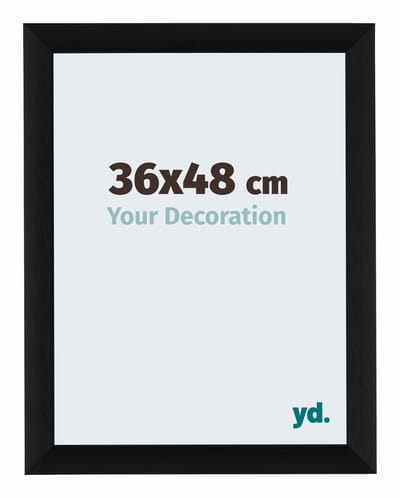 Your Decoration - Fotolijst 36x48 cm - Aluminium - Zwart Geborsteld - Tucson