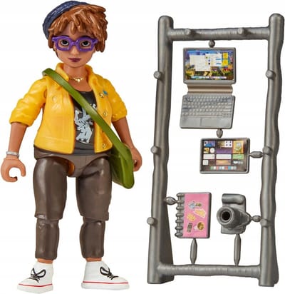 April O'Neil beeldje met accessoires Ninja Turtles Warriors
