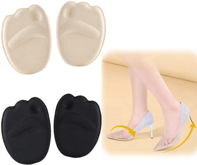 Cosensi- Schoeninlegzolen - Comfortabele Demping - Voetkussen - Voetkussentjes voor Voorvoet Pijn - Antislip - Geschikt voor Hoge Hakken - Voetkussens