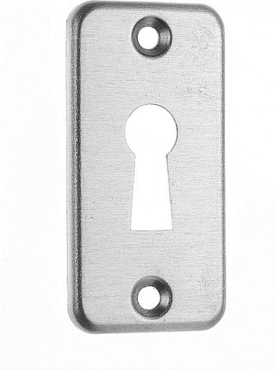 Nemef Sleutelplaat - rechthoekig - 60x30mm - aluminium F-1 geëloxeerd