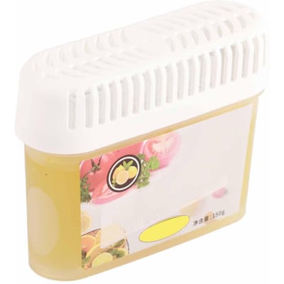 Boîte Désodorisante pour Réfrigérateur Absorbeur d'Odeurs Désodorisant pour Réfrigérateur pour Armoire Placard Voiture white