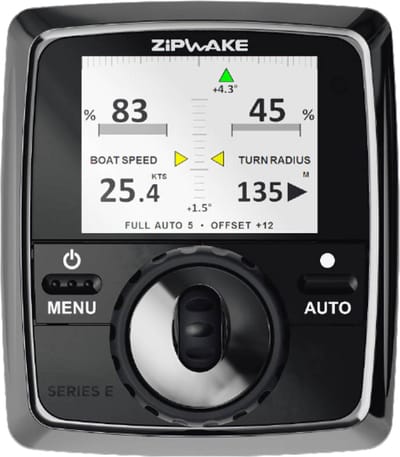 Zipwake CP-E Bedieningspaneel Serie E met 15 meter Stroomkabel | 2012032