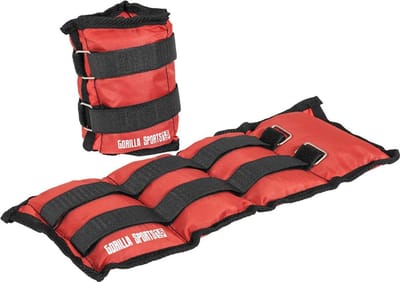 Gorilla Sports Enkelgewichten - 3 kg (2 x 1,5 kg) - Set van 2 - Polsgewichten - Gewichtsmanschetten - Gewichtsboeien