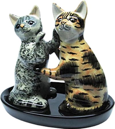Peper- en Zoutstrooier Set - Kat - 13 x 11 x 8 cm - Keramiek - Voor Kattenliefhebbers