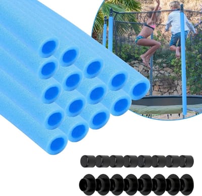 Trampoline bescherming - Schuim buizen - Veilig spelen - Weerbestendig materiaal - 16 stuks - Blauw
