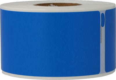 Dappaz - Dymo label 99010 BLAUW Compatible - 89 x 28 mm - 260 Etiketten per Rol - Adresetiketten S0722370 - 1 Rol