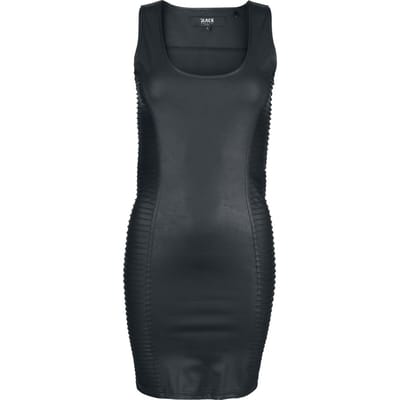 Black Premium by EMP Mini-jurk - Essential Nepleren jurk - S tot XXL - voor Vrouwen - zwart