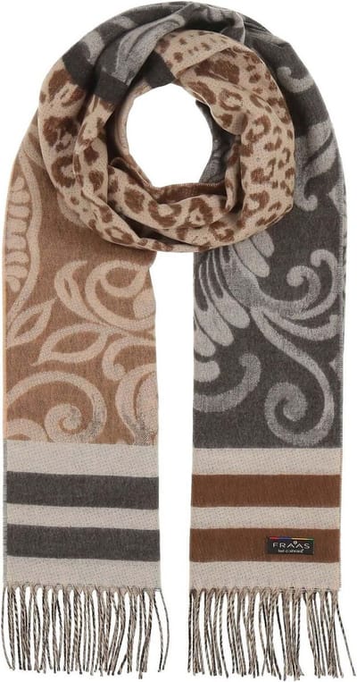 FRAAS Sjaal Chasmink Scarf Grey Veelkleurig