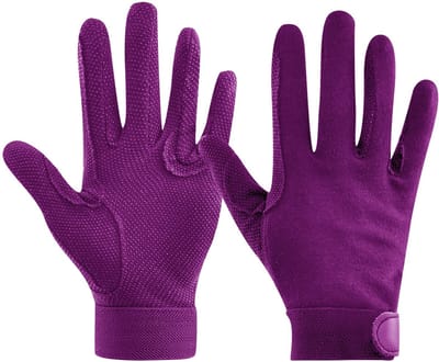 Elt Rijhandschoen Picot Winter Zwart - Ruiteraccessoires - M