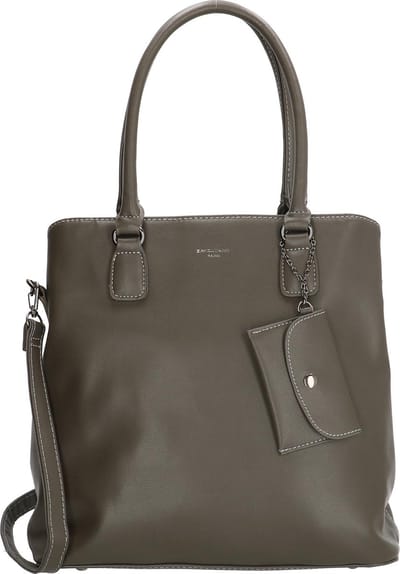 DAVID JONES Omhang Hand & Schoudertas met Etui Trendy Donker Grijs