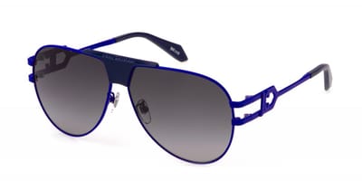 Just Cavalli SJC095 Blu pieno lucido 62/12/140 UNISEX Zonnebrillen