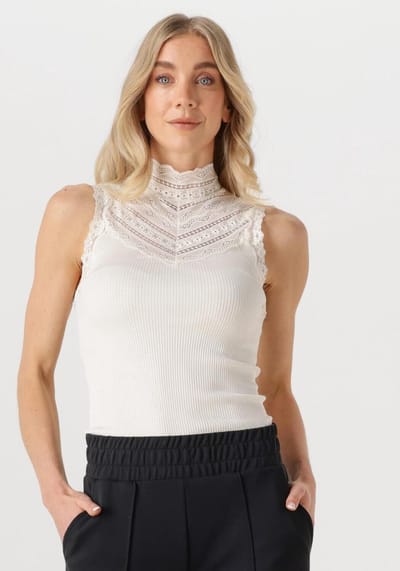 Rosemunde Benita Dames - Topjes - Wit - Maat L