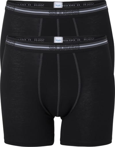 Sloggi Lange short - 2 Pack Noir - SHO 2P MATCH BLA H - S