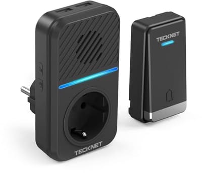 Draadloze Deurbel met USB en IP65 Waterdicht, 400 Meter Bereik en 60 Beltonen