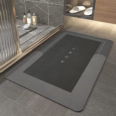 Dailygoods- Badmat Super Absorberend - Antislip Douchemat - Vuilbestendig - Traagschuim - Huidvriendelijk Materiaal - Comfortabel en Praktisch - Vloermat