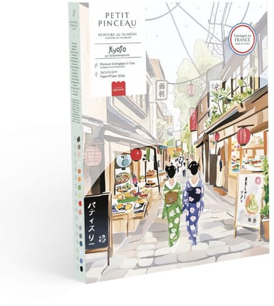 La Petite Epicerie Painting by Number Kit “KYOTO" 300g H33xW25.5xL3.5cm genummerde schilderijenset | Creatieve | Hobbyset | kinderen en volwassenen | beginnersvriendelijk