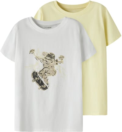 NAME IT - TKMJOX 2P SS PRINT TOP NOOS - Jongens - Lange mouwen shirts