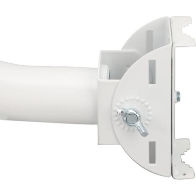 Pour support Starlink Angle Droit Cylindre Acier Inoxydable Coupe-Vent Angle Réglable Support pour Toit Mur Court white