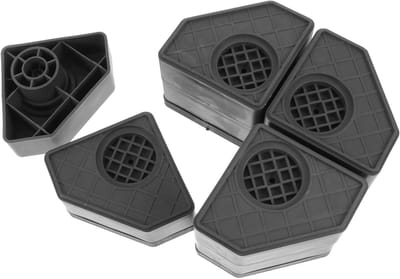 Wasmachine Dempers - Verhogers Droger Pads - Trillingen Dempen - Antislip en Schokbestendig - 9 x 19 x 9 cm