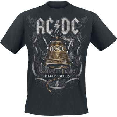 AC/DC T-shirt - Hells Bells - S tot 4XL - voor Mannen - zwart