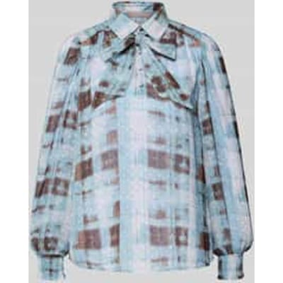 Regular fit strikblouse met knoopsluiting