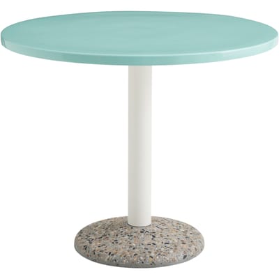 HAY Keramische Outdoortafel - light mint - Ø 90 cm