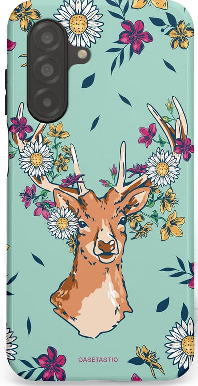Casetastic Hoesje Geschikt voor Samsung A26 - Stijlvolle Beschermende Duo-layer Case - Gewei bloesem