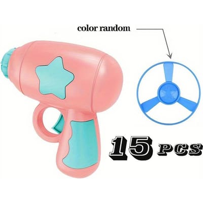 1 Ensemble Jouet Chat Interactif Jeu Animal Entraînement Lanceur 15 Pièces Disques Volants Avec Léger Bruit Jouet Jouet Chaton Accessoires Chat Animal Décor 15pcs flying discs rose
