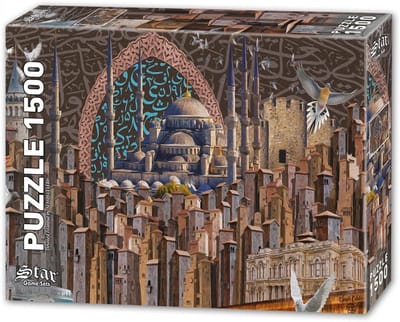 Stedenpuzzel 1500 - Landschap Puzzel - Ontspanning Thuis - Kwaliteit Karton - 85 x 60 cm - Kleurrijk