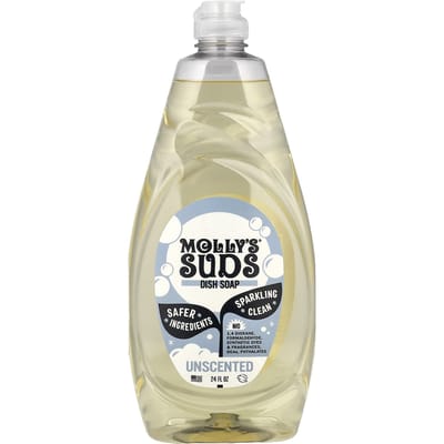 Molly's Suds, Afwasmiddel, Geurloos, 24 fl oz beige
