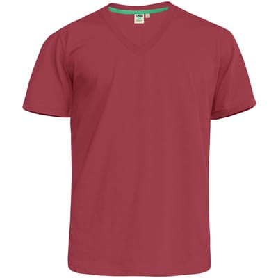 Duke Heren D555 Signature Kingsize T-shirt 5XL rood