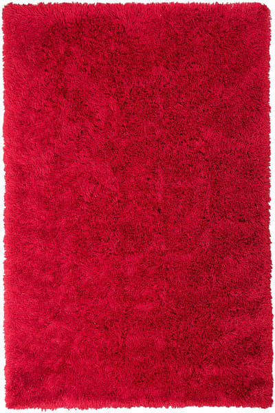 CIDE - Shaggy vloerkleed - Rood - 200 x 300 cm - Polyester