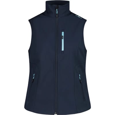 Dames softshell mouwloos jack CMP