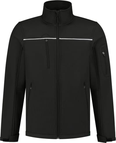 Tricorp 402701 Softshell Luxe Rewear - Zwart - 3XL