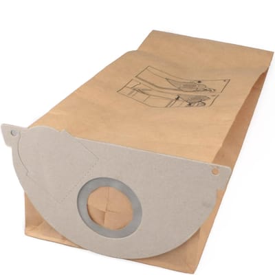 Geschikt voor KARCHER. 10 stuks. stofzuigerzakken papier voor A2101, A2111, A2131pt, 6.904-167.0, Papier. COVAKO Merk
