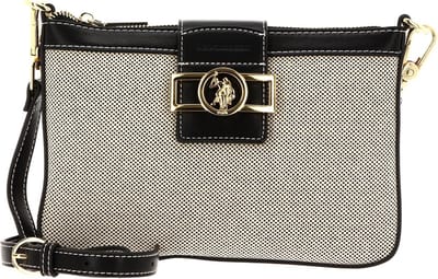 U.S. POLO ASSN. Schoudertas Koppeling Lockhart Crossbody Bag Natural / Black Beige Veelkleurig