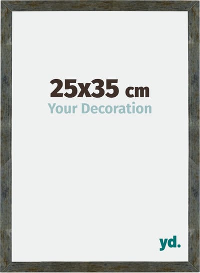 Your Decoration - Fotolijst 25x35 cm - MDF - Blauw Goud Gemeleerd - Mura
