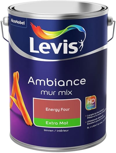Levis - Ambiance Mur Extra Mat Mix - Energy Four - Mengverf - 5 L