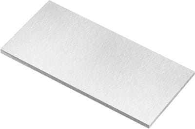 Aluminium Plaat - Metalen Plaat - Modelbouw - Hoge Lasbaarheid - 150 mm x 75 mm - One Color