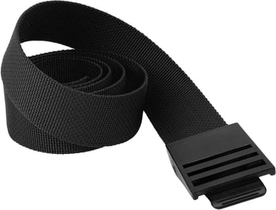 Duikgordel Nylon - Gewichtengordel - Snelle Duikstart - Sneldrogend Materiaal - 150 cm Lengte - Zwart