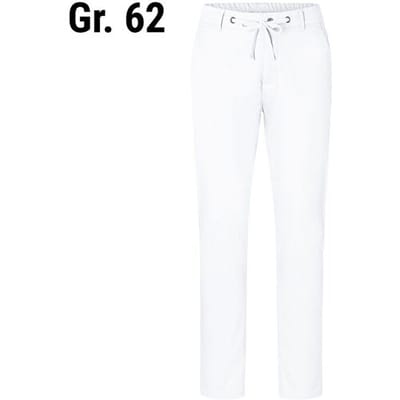 (6 stuks) KARLOWSKY Heren Modern Stretch Chino Broek - Wit - maat: 62