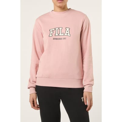 FILA Rifredi Regular Graphic Crewneck Sweatshirt Mellow Rose Taglia: XS | Maglioni a maglia Outlet | Donna | Rosa