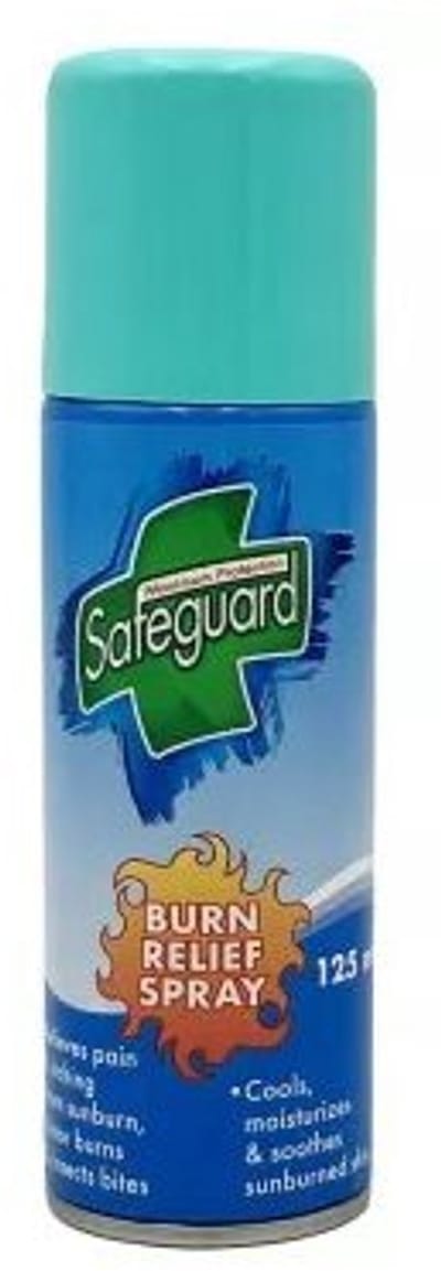 Safeguard burn relief spray | 125 ml | verlichting van pijn bij lichte brandwonden en jeuk