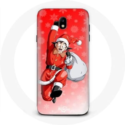Coque pour Samsung Galaxy J7 2017 Anime Son goku dragon ball Le jour de Noël 2023