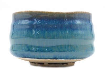 Dailygoods- Matcha Kom Handgemaakt - Traditionele Chawan - Grijsblauw Glazuur - Keramisch Materiaal - Geschikt voor Theeceremonie - Comfortabel in Gebruik - Theekom