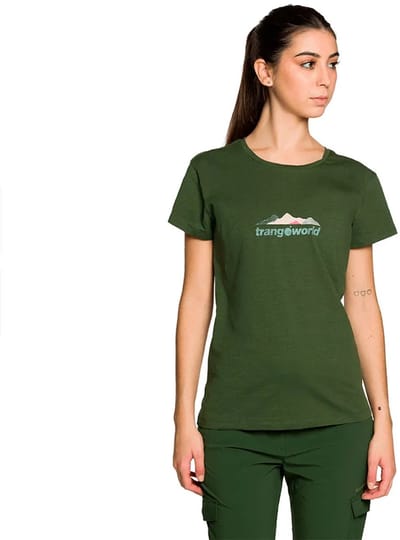 Trangoworld Albacoa T-shirt Met Korte Mouwen Groen M Vrouw
