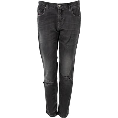 Diesel Jeans Belthy-Ankle-D Vrouw zwart
