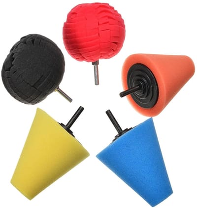 Polijstset Spons - Polijstpads Set - Auto Onderhoud - Herbruikbare Spons - 5 stuks - Niet gespecificeerd